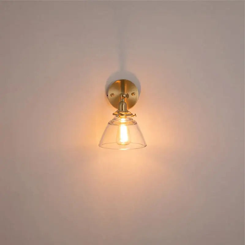 GobekUsa Clear Glass LED Wall Lights with Pull Chain Switch., photo 2 of 21