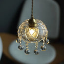 GobekUsa Clear Glass LED Pendant Lights for Home Decor and Lighting