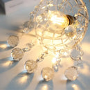 GobekUsa Clear Glass LED Pendant Lights for Home Decor and Lighting