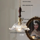 GobekUsa Clear Glass LED Pendant Lights for Home Decor and Lighting