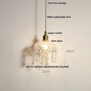 GobekUsa Clear Glass LED Pendant Lights for Home Decor and Lighting