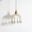 GobekUsa Clear Glass LED Pendant Lights for Home Decor and Lighting