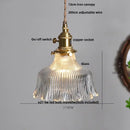 GobekUsa Clear Glass LED Pendant Lights for Home Decor and Lighting