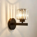 GobekUsa Crystal Glass Wall Sconce for Bedroom & Living Room Lighting