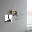 GobekUsa Gray Glass LED Bathroom Mirror Sconce Wall Lamp Lighting