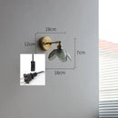 GobekUsa Gray Glass LED Bathroom Mirror Sconce Wall Lamp Lighting