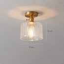 GobekUsa Glass Shade Pendant Ceiling Lamp for Kitchen Aisle Bedroom LED Lights Fixtures