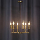 GobekUsa Iron Art Chandelier Lights for Dining Living Room Kitchen - E14 Candle Fixtures