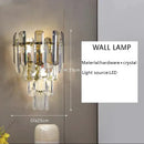 GobekUsa Crystal Ceiling Chandelier for Home Decoration in Living Room & Bedroom