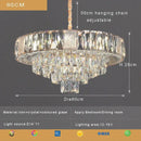 GobekUsa Crystal Ceiling Chandelier for Home Decoration in Living Room & Bedroom