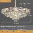 GobekUsa Crystal Ceiling Chandelier for Home Decoration in Living Room & Bedroom