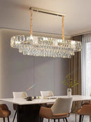 GobekUsa Crystal Ceiling Chandelier for Home Decoration in Living Room & Bedroom