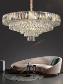 GobekUsa Crystal Ceiling Chandelier for Home Decoration in Living Room & Bedroom