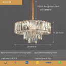 GobekUsa Crystal Ceiling Chandelier for Home Decoration in Living Room & Bedroom