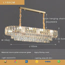 GobekUsa Crystal Ceiling Chandelier for Home Decoration in Living Room & Bedroom