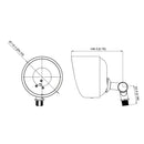 Brass PAR36 Round Flood Light Outdoor Lights with 72 Inch Lead Wire
