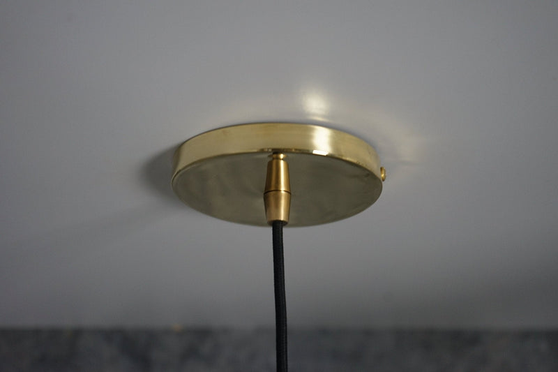 Brass Pendant Light, Hammered Brass Cylindric Pendant Light, Ceiling Light