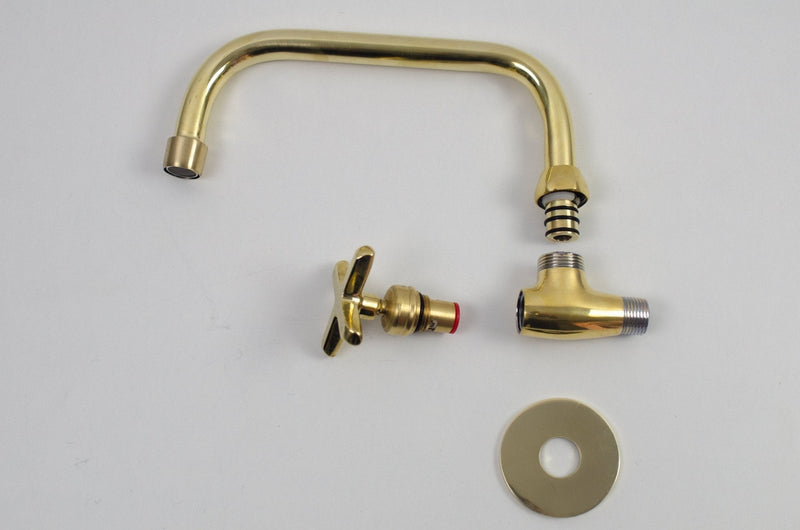 Brass Pot Filler - Unlacquered Brass Faucet