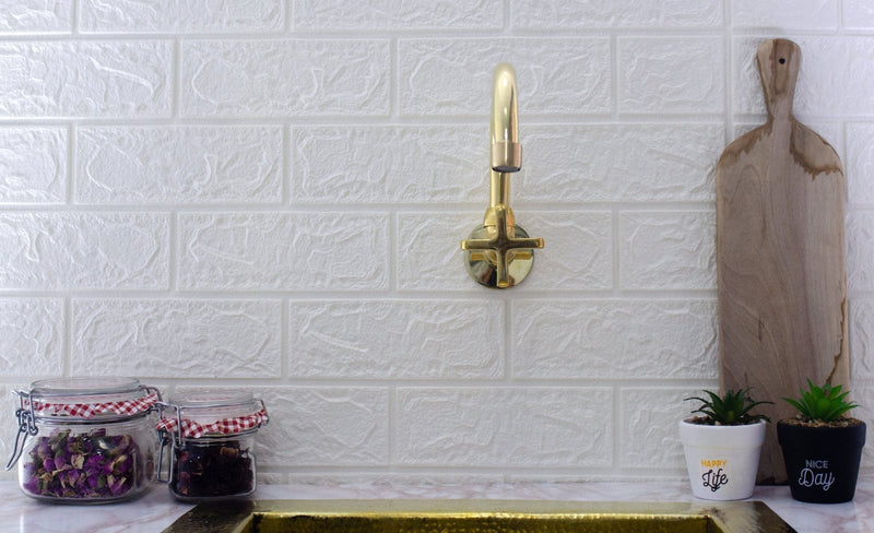 Brass Pot Filler - Unlacquered Brass Faucet