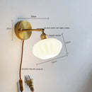 GobekUsa Ceramic LED Wall Sconce Lamp for Bathroom Bedroom Living Room Mirror Lighting