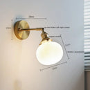GobekUsa Ceramic LED Wall Sconce Lamp for Bathroom Bedroom Living Room Mirror Lighting