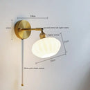 GobekUsa Ceramic LED Wall Sconce Lamp for Bathroom Bedroom Living Room Mirror Lighting