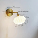 GobekUsa Ceramic LED Wall Sconce Lamp for Bathroom Bedroom Living Room Mirror Lighting