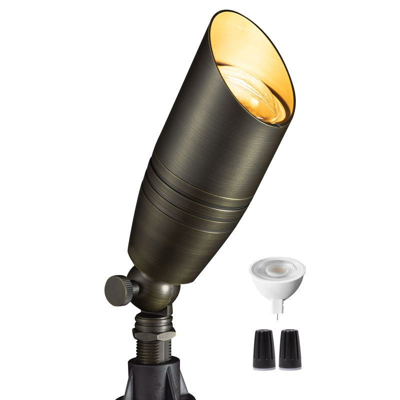 Gardenreet Solid Brass Landscape Spotlight 12V - Bronze/Black/Copper (2105)