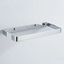 GobekUsa Brass Square Bathroom Shower Rack Wall Mounted Corner Shelf
