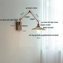 GobekUsa Ceramic Ball Brass Walnut Wood Wall Light with Pull Chain Switch