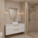 Italian Style Irregular Mirror - Brass Mirror