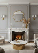 Flower Brass Wall Mirror - Moroccan Handmade Mirror