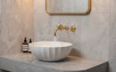 Unlacquered Brass Bathroom Faucet With Rough in Valve