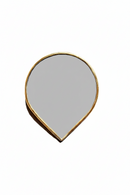 Brass Teardrop Mirror - Handmade Wall Mirror