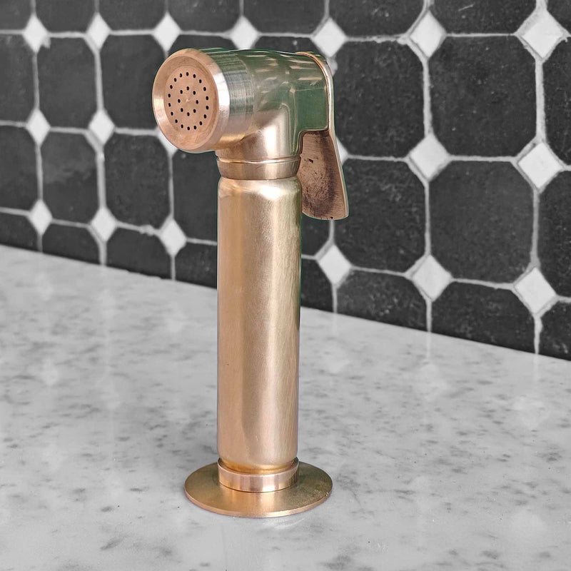 Kitchen Unlacquered Brass Hand Sprayer