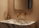 Unlacquered Brass Bathroom Faucet - Wall Mounted Faucet