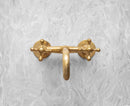 Unlacquered Brass Bathroom Faucet - Wall Mounted Faucet