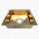 Unlacquered Brass Kitchen Island Sink