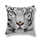 Brave tiger pattern print cushion covers nine pack living room decor by Decorbites