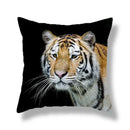 Brave tiger pattern print cushion covers nine pack living room decor by Decorbites