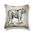 Brave tiger pattern print cushion covers nine pack living room decor by Decorbites