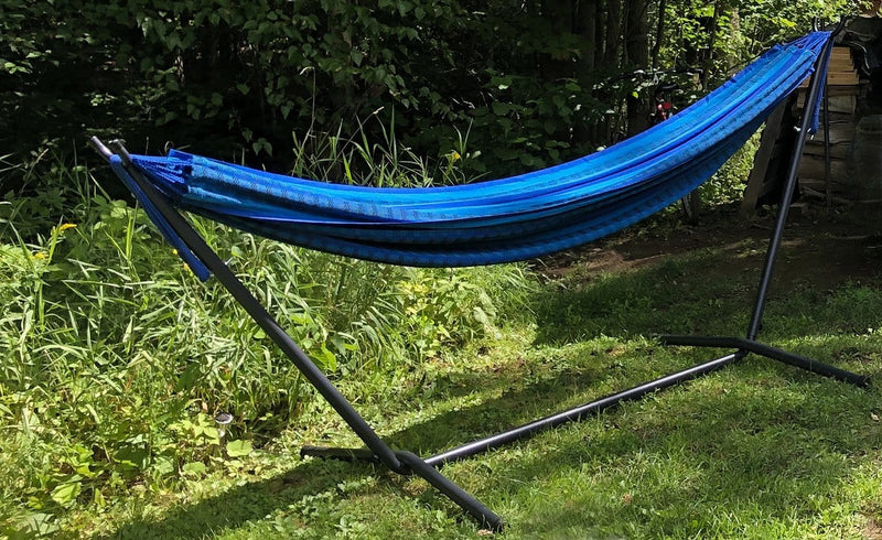 Brazilian Double Hammock with Universal Stand