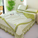 GobekUsa Breathable Cotton Summer Bedding Set - 4 Pieces