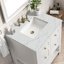 James Martin Breckenridge 30" Single Bathroom Vanity, Bright White