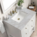 James Martin Breckenridge 30" Single Bathroom Vanity, Bright White