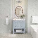 James Martin Breckenridge 30" Single Bathroom Vanity, Serenity Blue