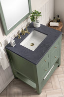 James Martin Breckenridge 30" Single Bathroom Vanity, Smokey Celadon