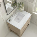 James Martin Breckenridge 30" Single Bathroom Vanity, Whitewashed Oak