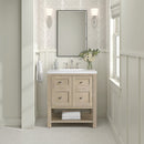 James Martin Breckenridge 30" Single Bathroom Vanity, Whitewashed Oak