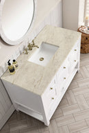 James Martin Breckenridge 48" Single Bathroom Vanity, Bright White